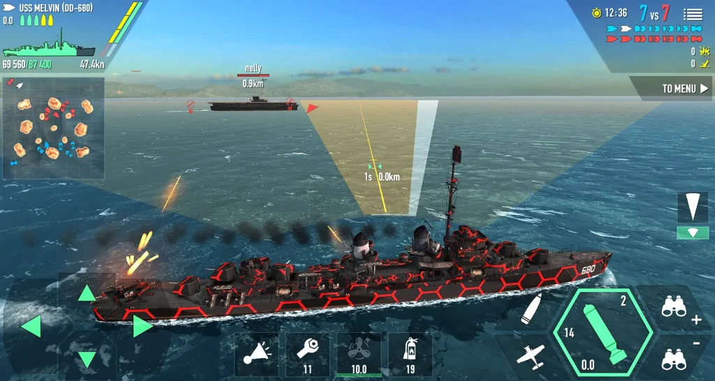 download battle of warship mod apk