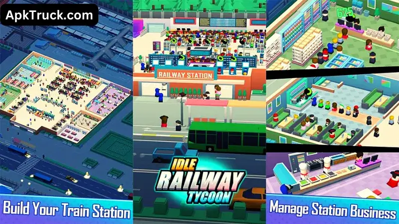 railway tycoon idle game mod apk